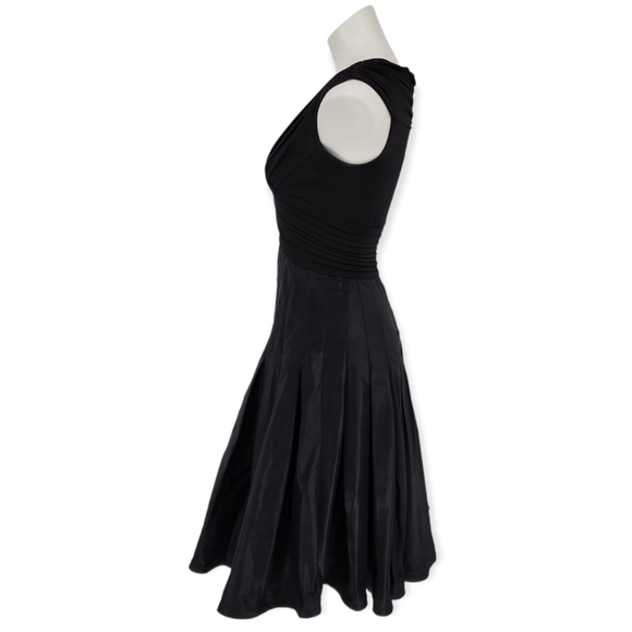 Tadashi Collection Sleeveless Ruched Cocktail Dress - Picture 5 of 8